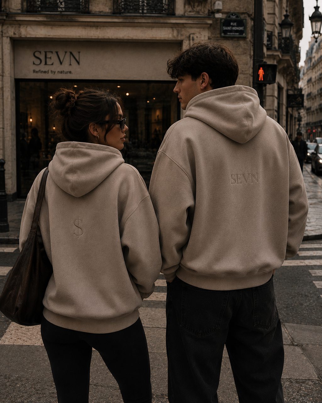 Premium oversized hoodie with a luxury streetwear feel.